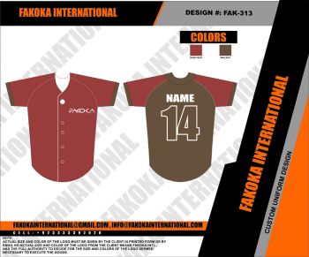 Baseball Jersey Ruby Red